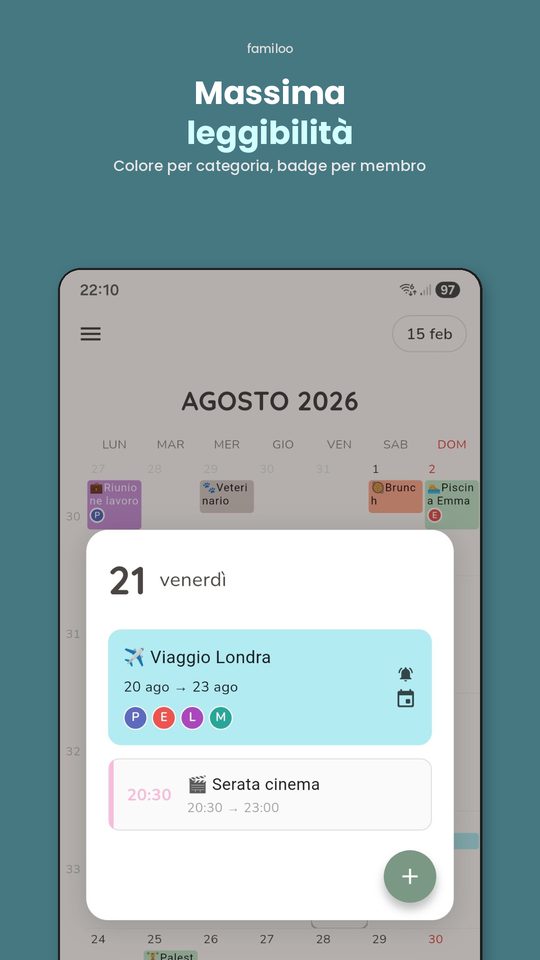 Gestione dei membri della famiglia in Familoo